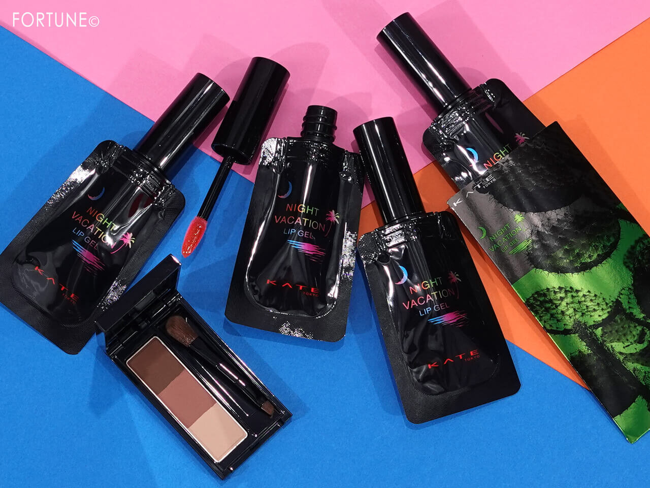 ケイト　ナイトバカンスリップジェル　デザイニングアイブロウ３Dケイト