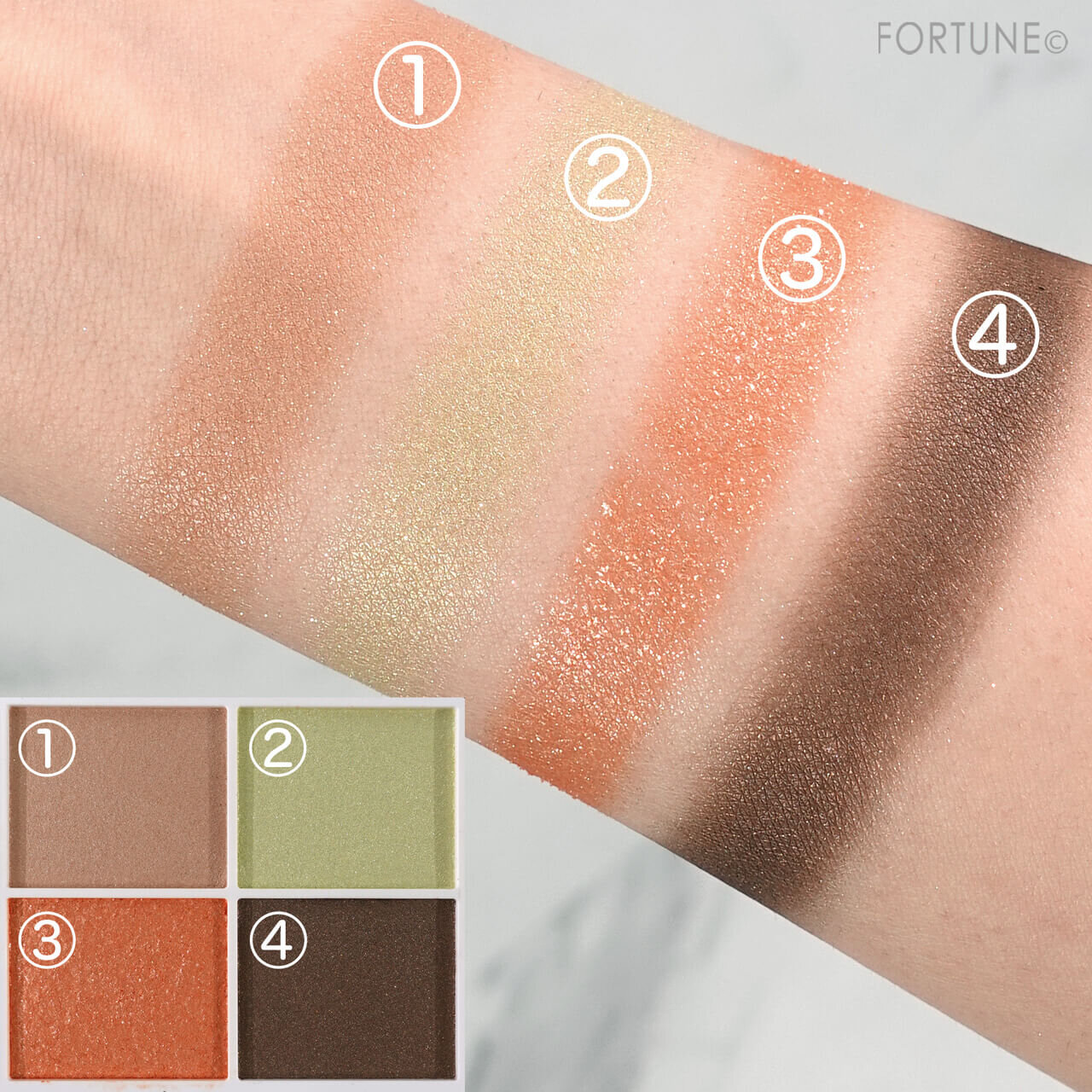 COFFRET D'OR（コフレドール）　テ・ドルチェシャドウ　EX02 メロンアラモード