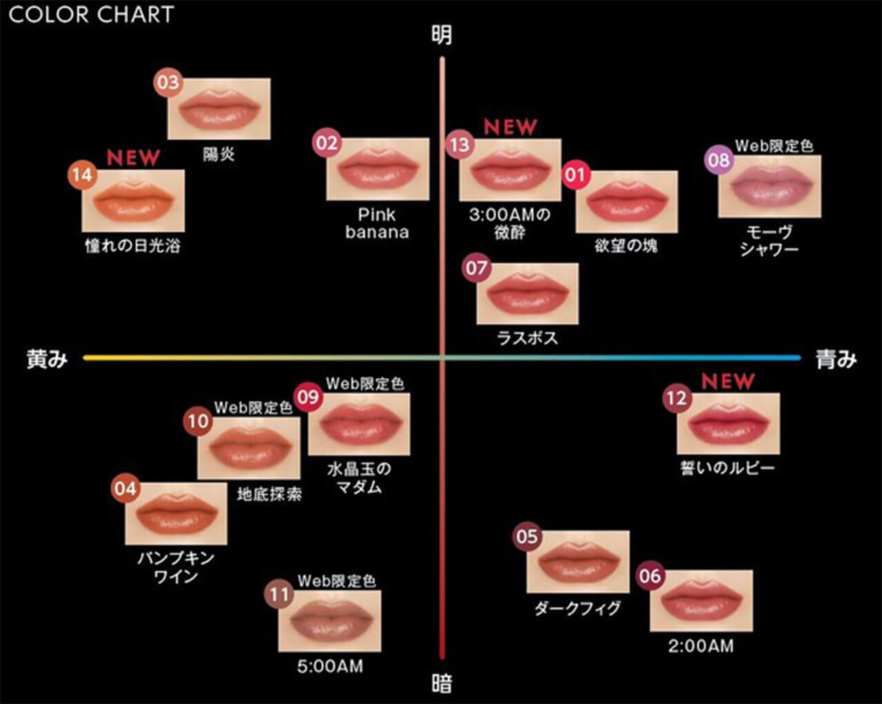 ケイト　リップモンスター（全14色・うちWeb限定4色）