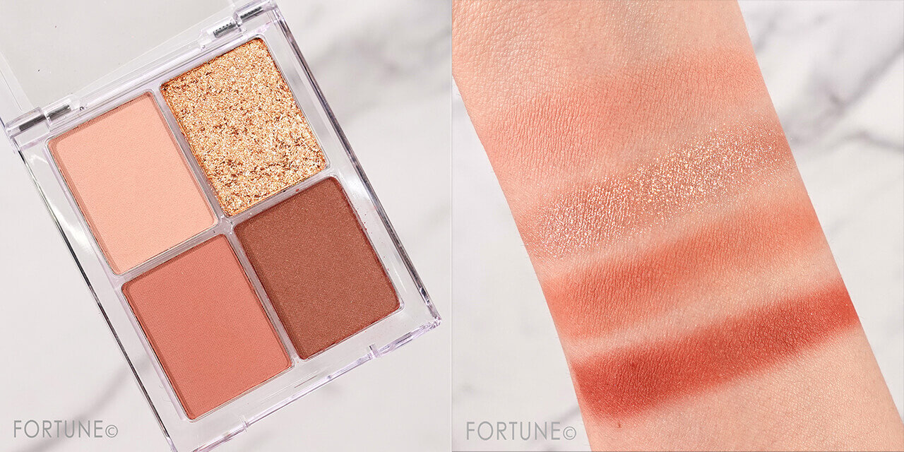 『aZTK 4色アイシャドウパレット』01 ビスクシュシュ