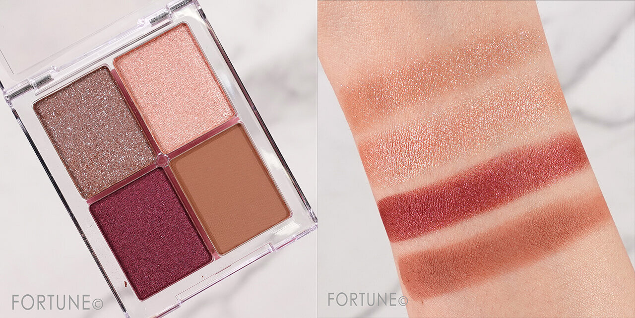 『aZTK 4色アイシャドウパレット』02 ラフィネボルドー【オンライン限定色】