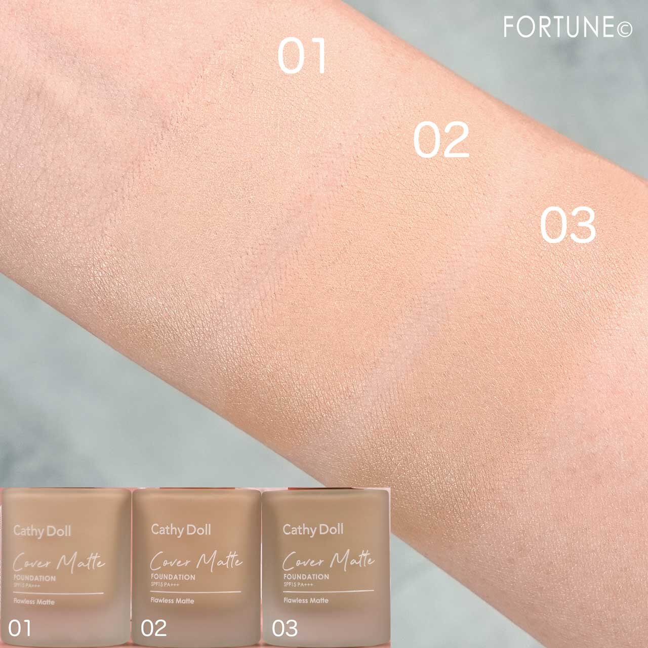 CathyDoll（キャシードール）　カバーマットファンデーション　タイコスメ