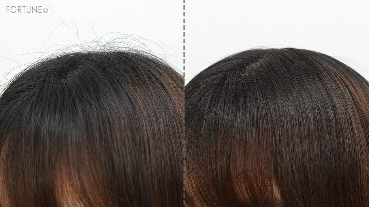 湿気や乾燥による髪の広がり・アホ毛など