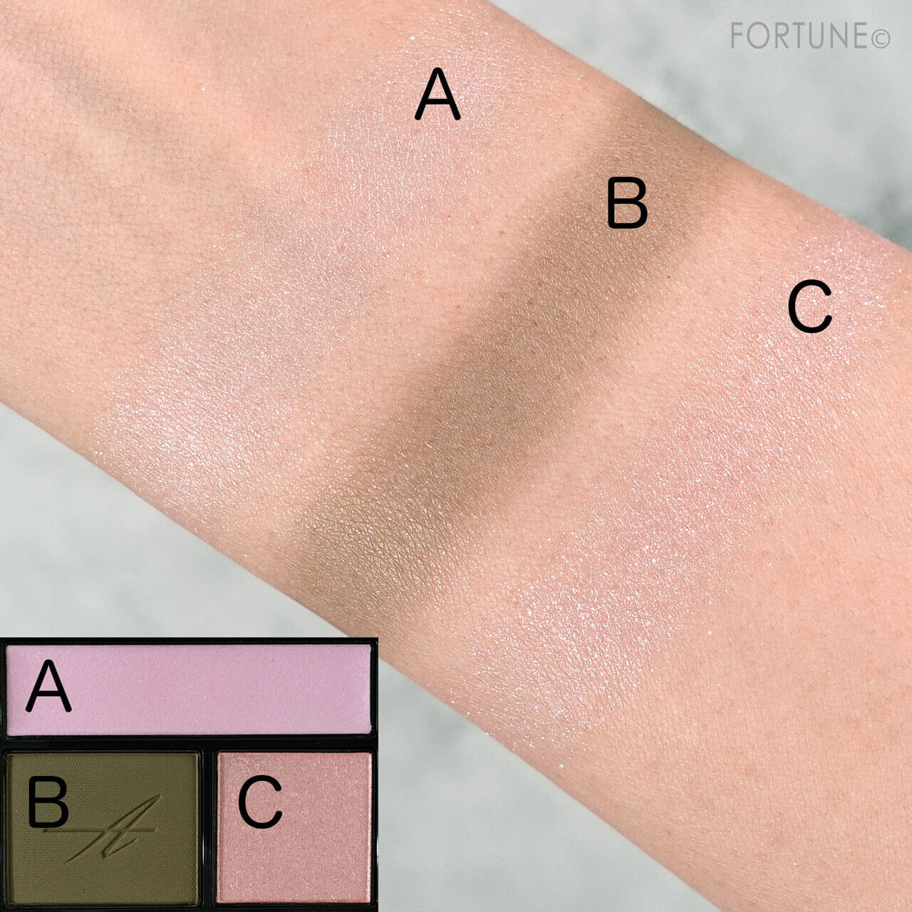 Amplitude（アンプリチュード）　コンスピキュアス アイズ　EX-01 ピンキッシュモスグリーン（数量限定）