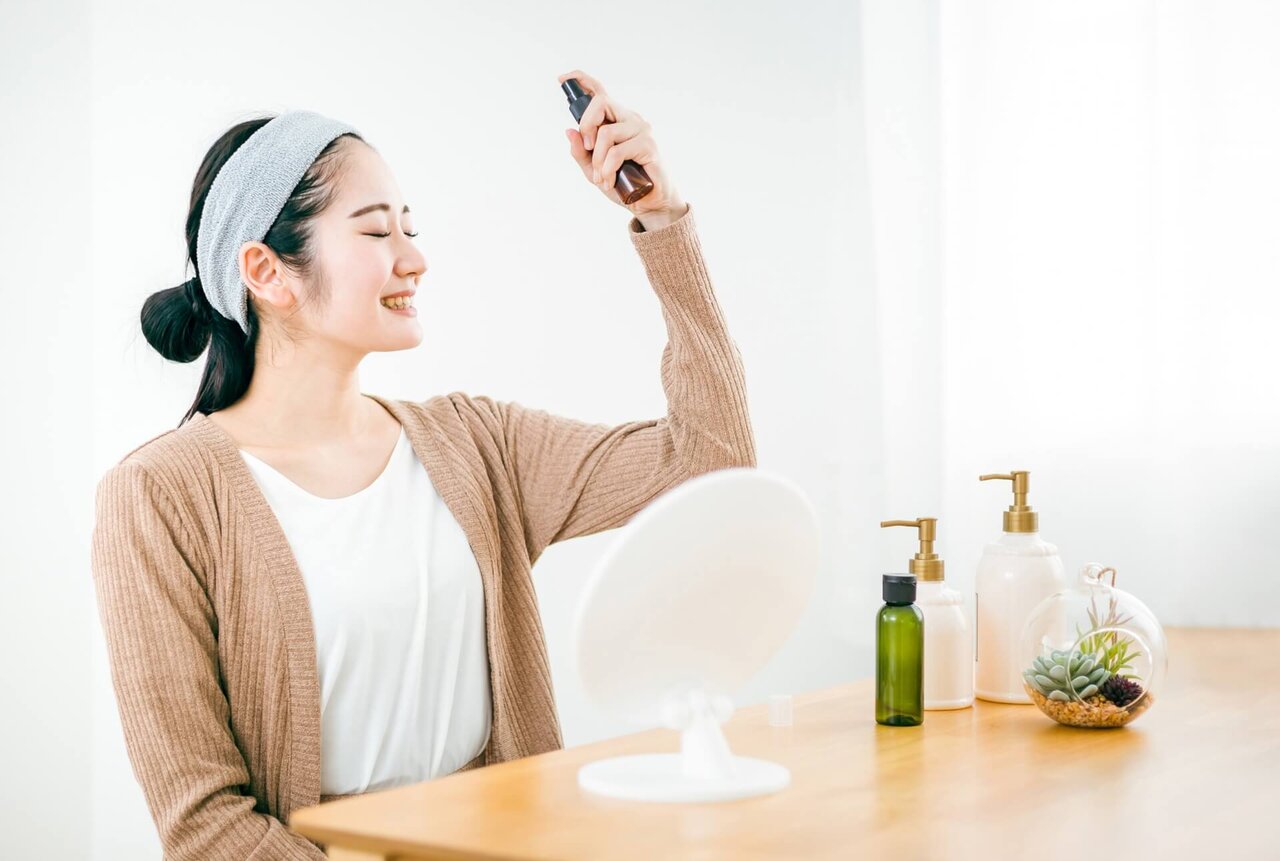 フィックスミスト／メイクキープミストの使い方