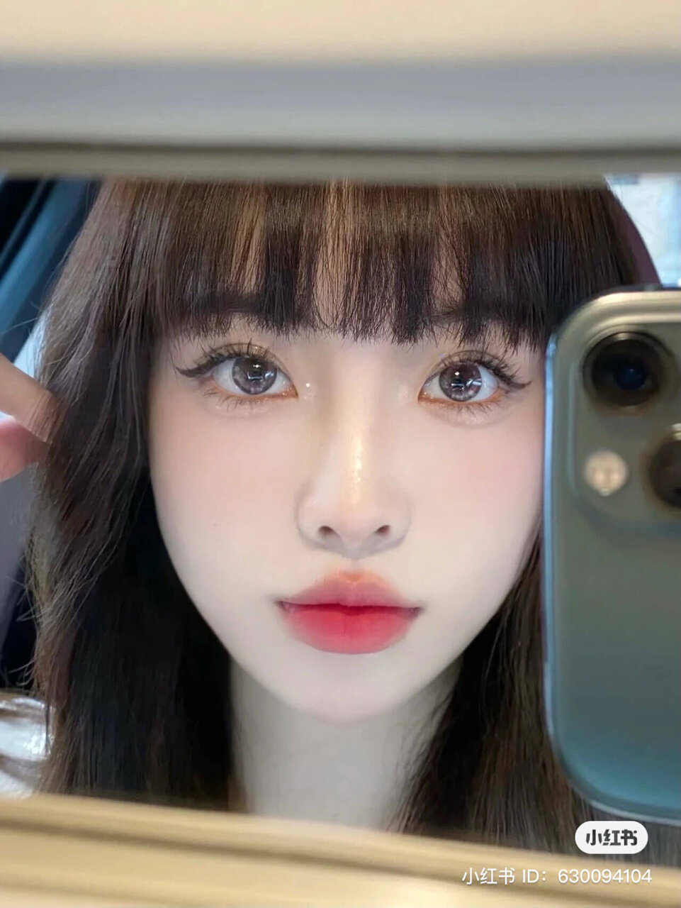 面長解消　童顔メイク