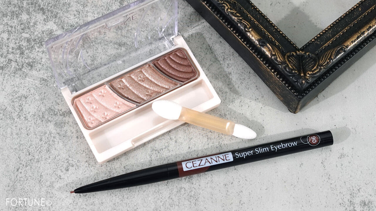 CEZANNE（セザンヌ）　トーンアップアイシャドウ　超細芯アイブロウ