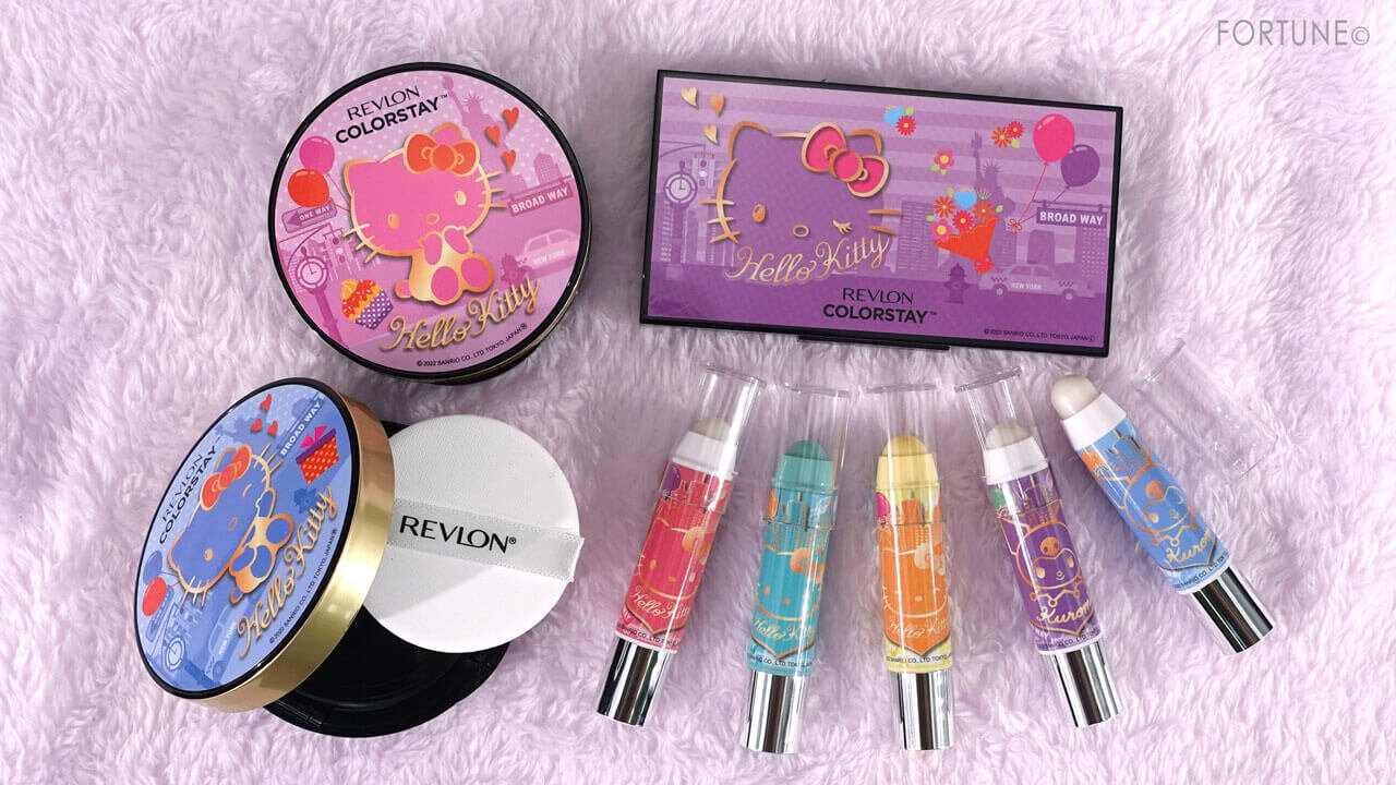 REVLON（レブロン）　2022年新作コスメ　ハローキティ コラボレーション