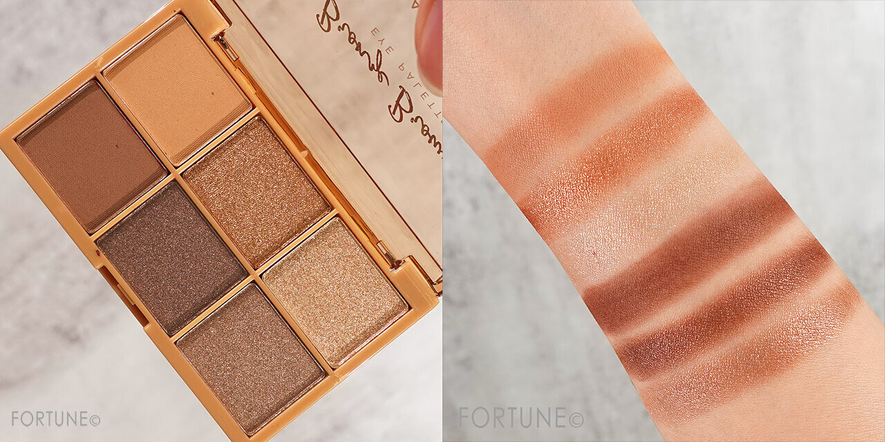 『シャインアイシャドウパレット』「02 ブロンズブラウン」