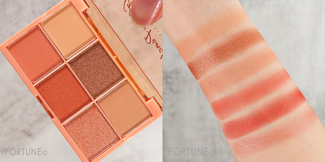 『シャインアイシャドウパレット』「03 グローリーピーチ」