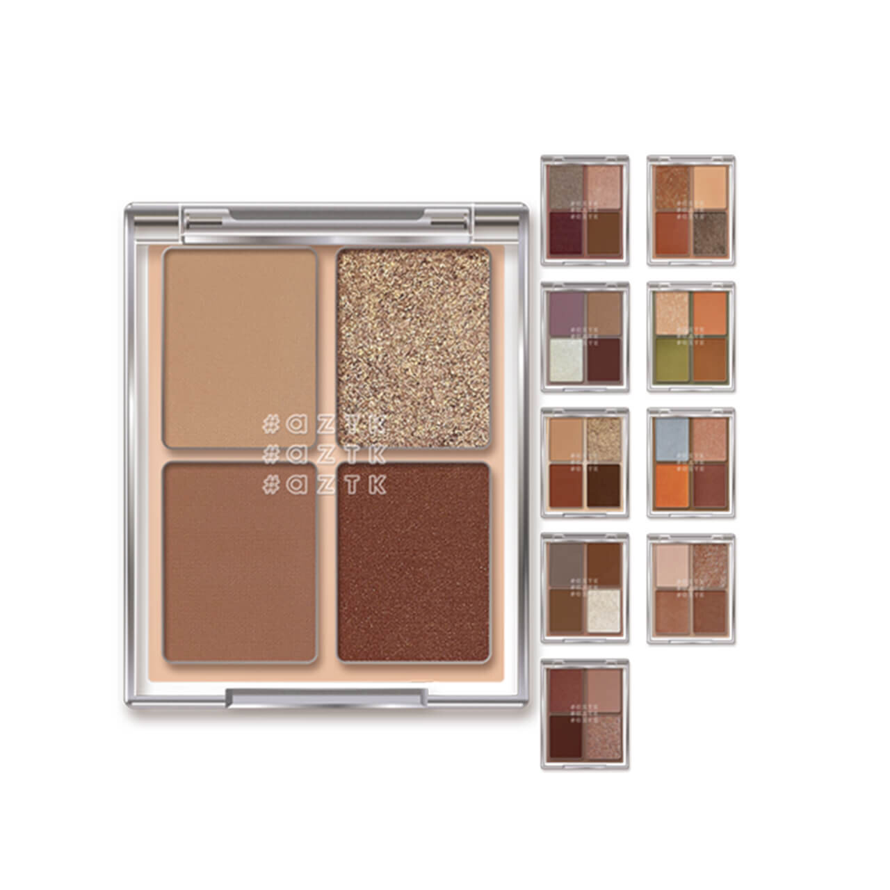 #aZTK（エーズィーティーケー）4色アイシャドウパレット