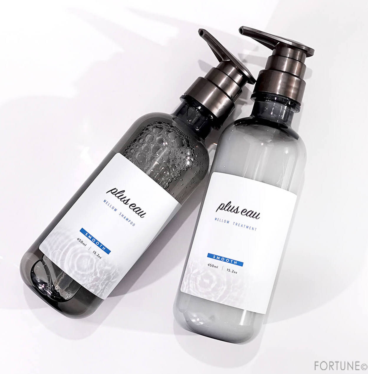 plus eau（プリュスオー）  商品名：メロウシャンプー／メロウトリートメント