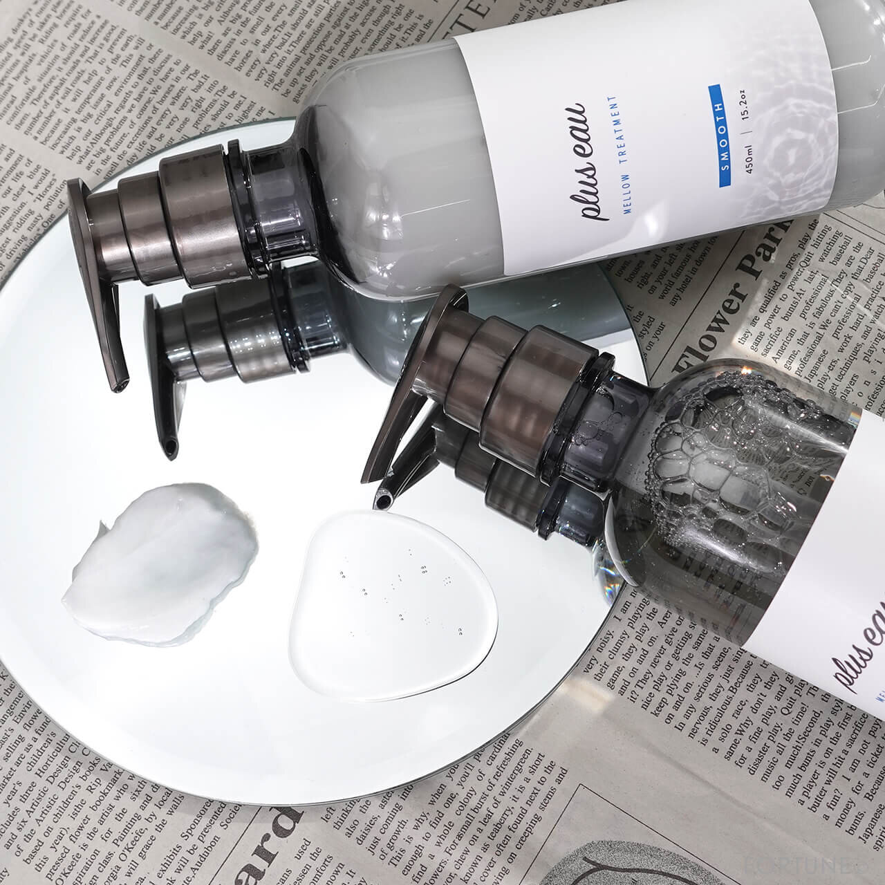 plus eau（プリュスオー）  商品名：メロウシャンプー／メロウトリートメント