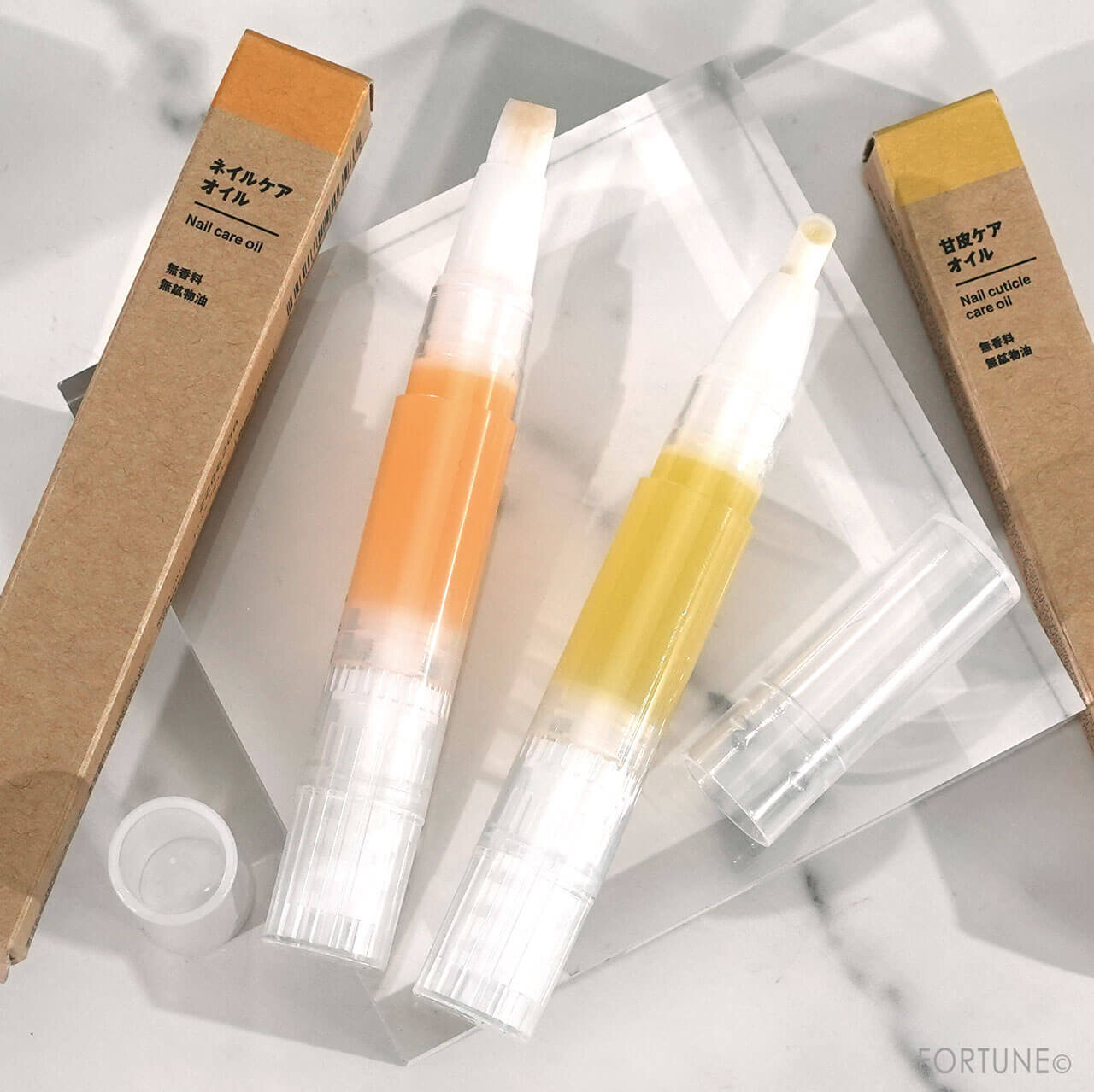 無印良品　『ネイルケアオイル』『甘皮ケアオイル』