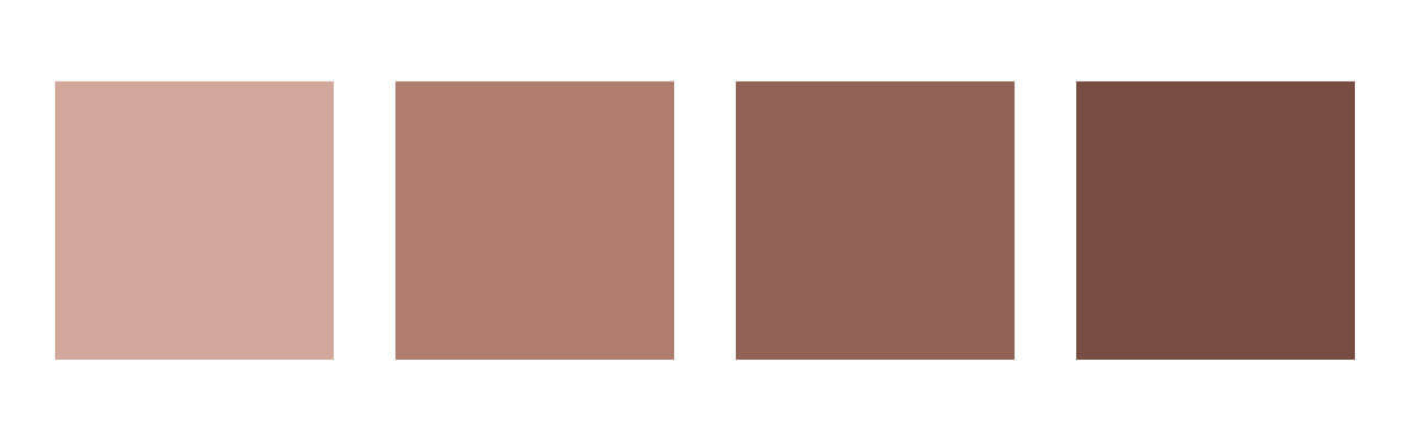 ブラウンメイク　ピンクメイク