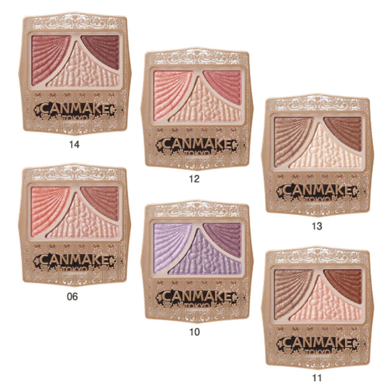 CANMAKE（キャンメイク）　アイシャドウ　ジューシーピュアアイズ