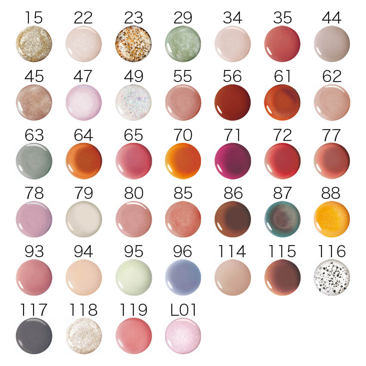 ジーニッシュマニキュア　全31色　カラバリ