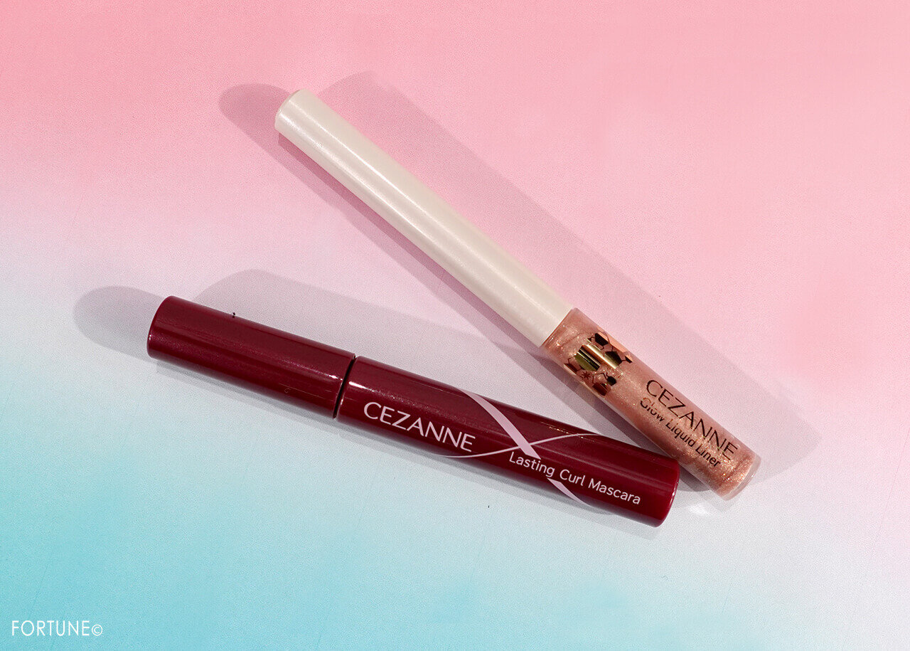 CEZANNE（セザンヌ）　『セザンヌ グロウリキッドライナー』　『セザンヌ 耐久カールマスカラ』