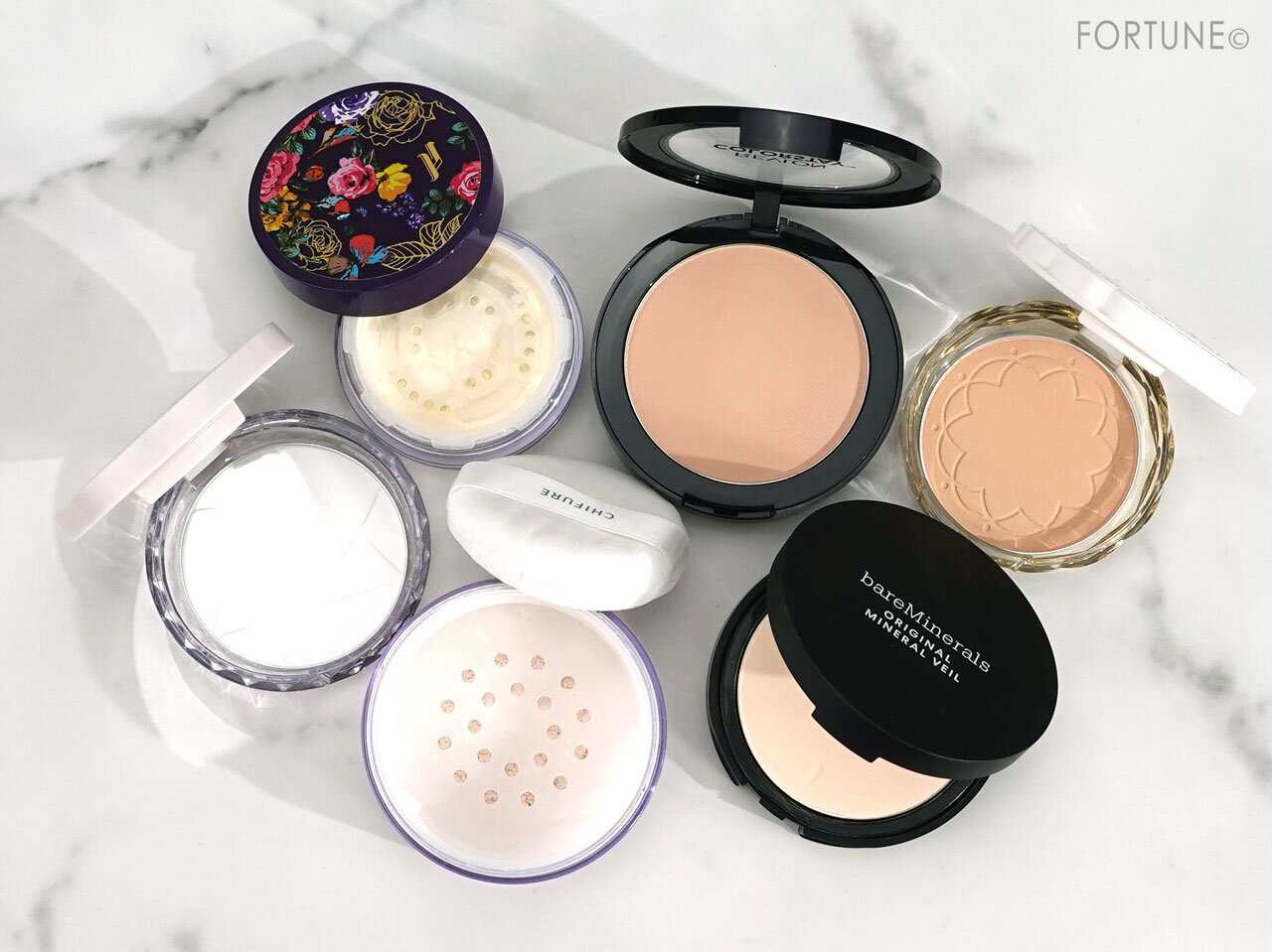 フェイスパウダー　色選び