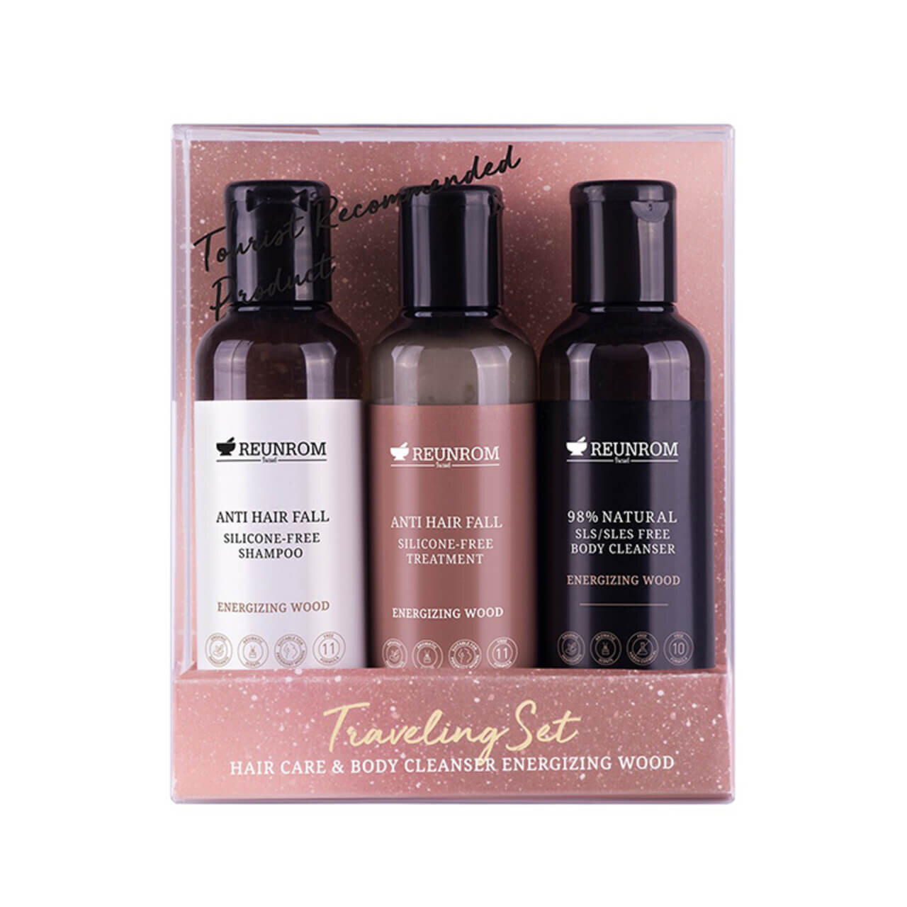 REUNROM（レンロン）「ボディ＆ヘアケア トラベルセット」エナージングウッド