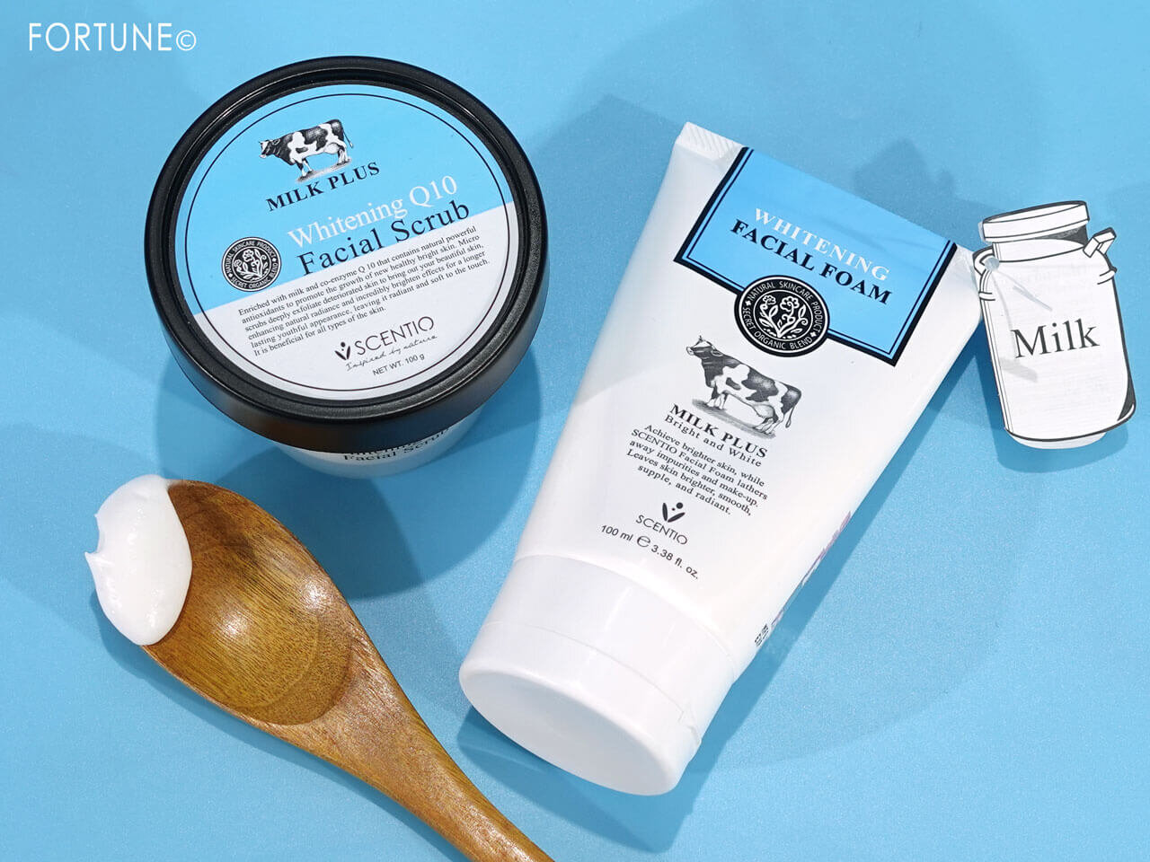 タイコスメブランドBeauty Buffet（ビューティーブッフェ）｜ミルク洗顔＆スクラブ