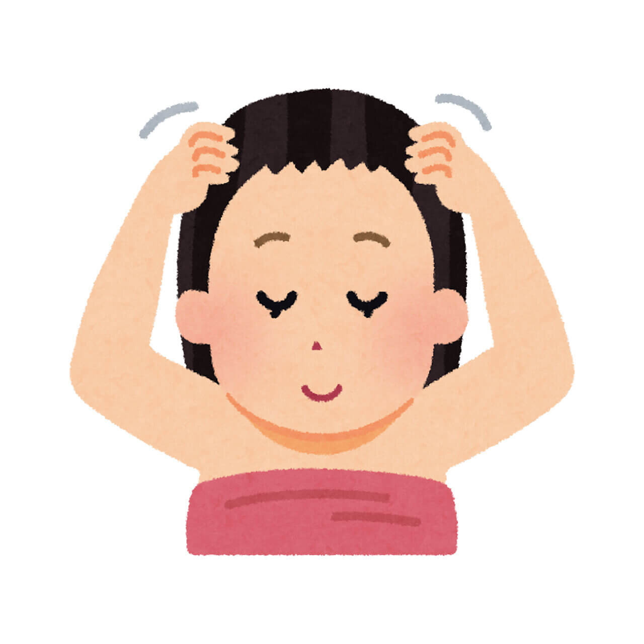 スカルプブラシ　使い方