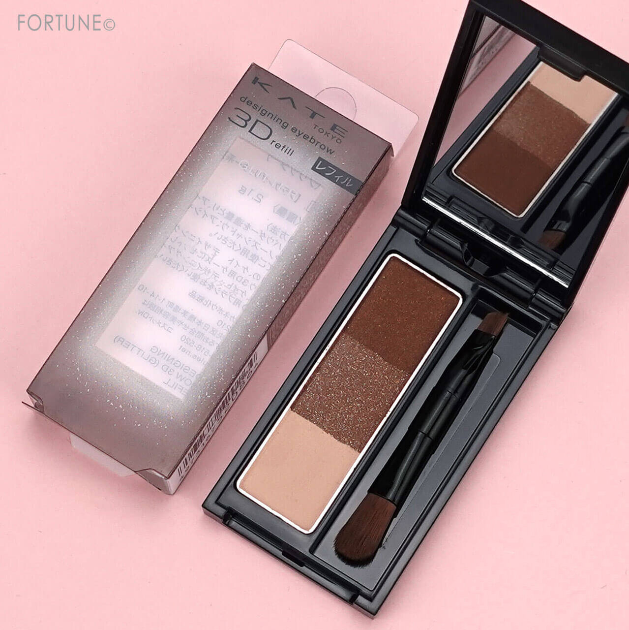 KATE（ケイト）　デザイニングアイブロウ３Ｄ用ケース／ブラシ