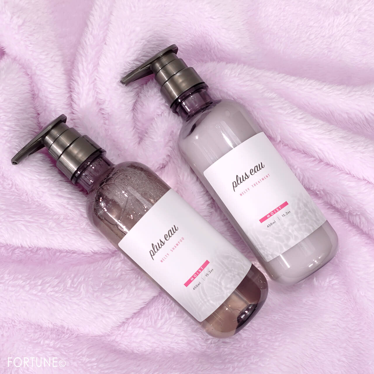 『プリュスオー　メルティシャンプー』『プリュスオー　メルティトリートメント』