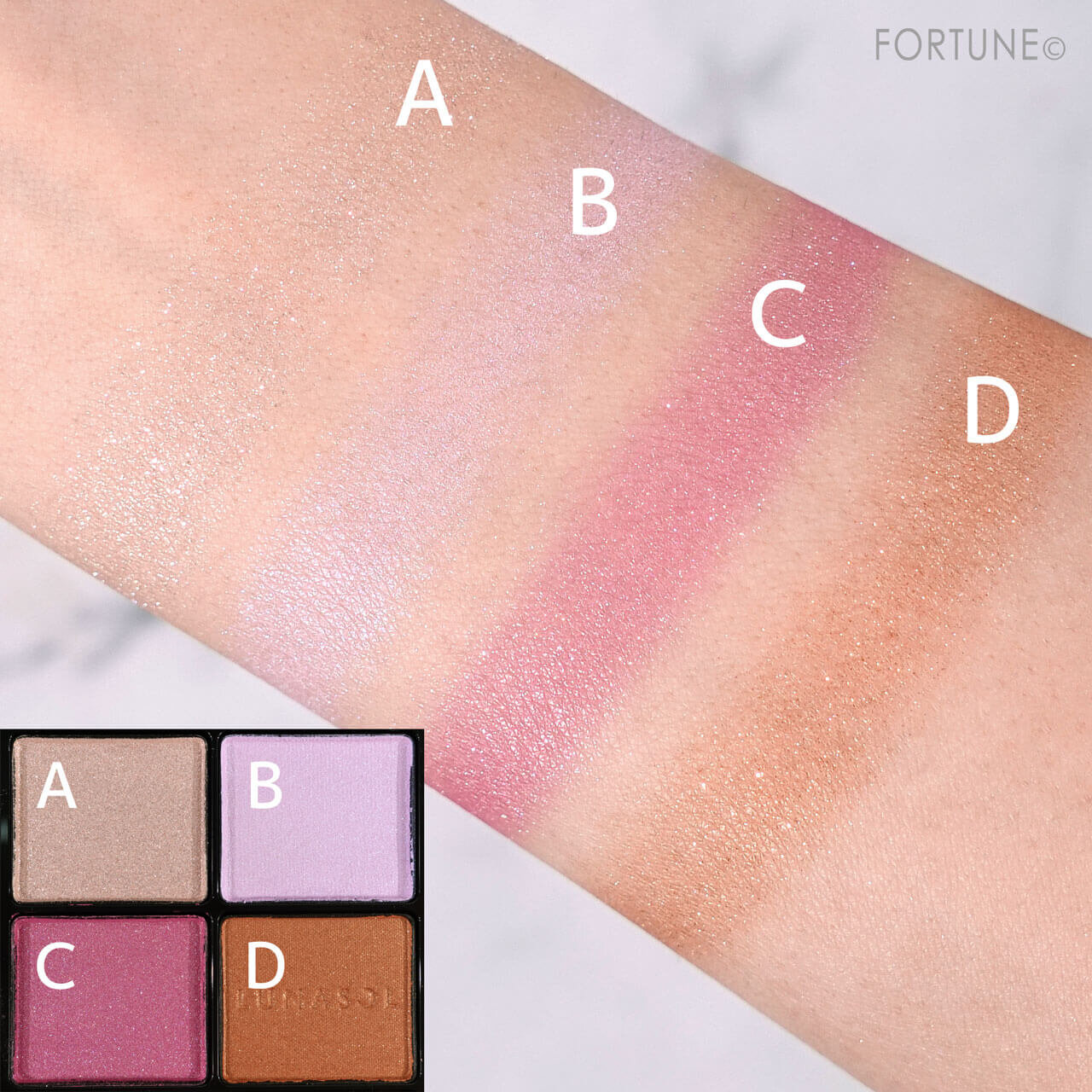 LUNASOL（ルナソル）　アイカラーレーション　21 Melting Nebula（新色）