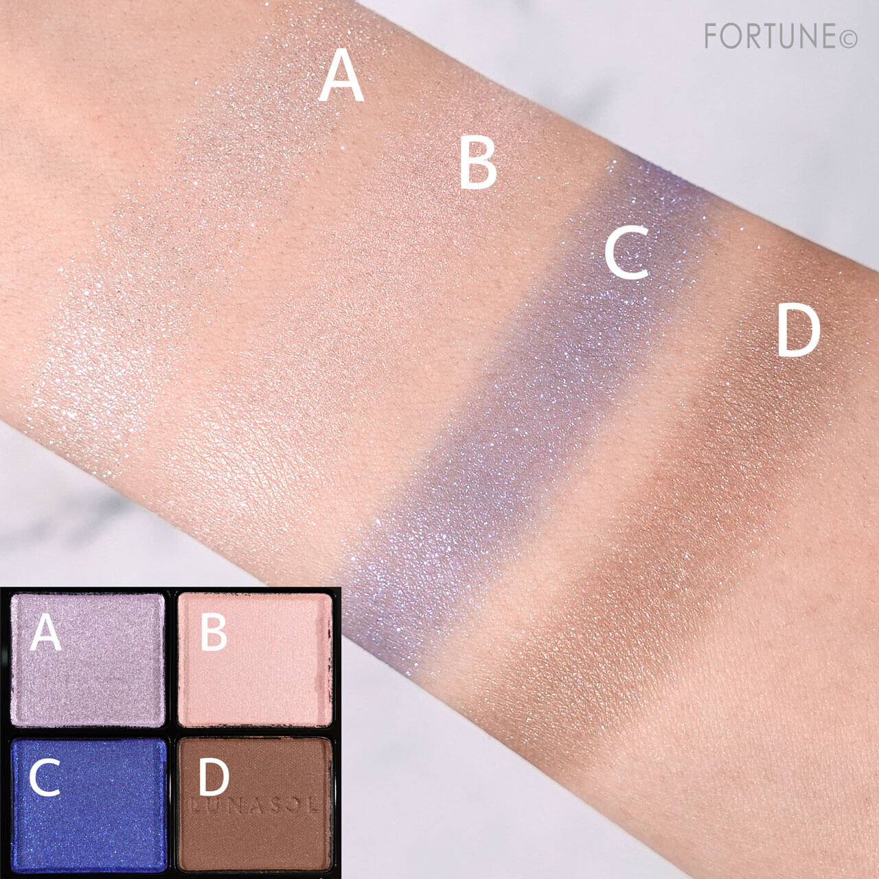 LUNASOL（ルナソル）　アイカラーレーション　EX33 Galaxy Loop（限定色）