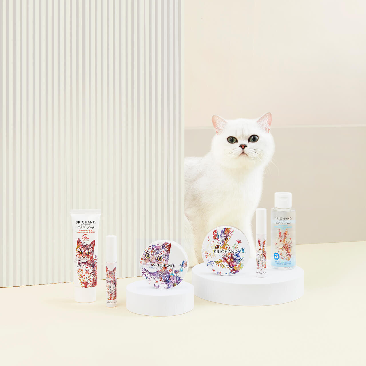 タイコスメ「SRICHAND（シーチャン）」タケダヒロキ コラボ限定コスメ 猫コスメ ウサギ