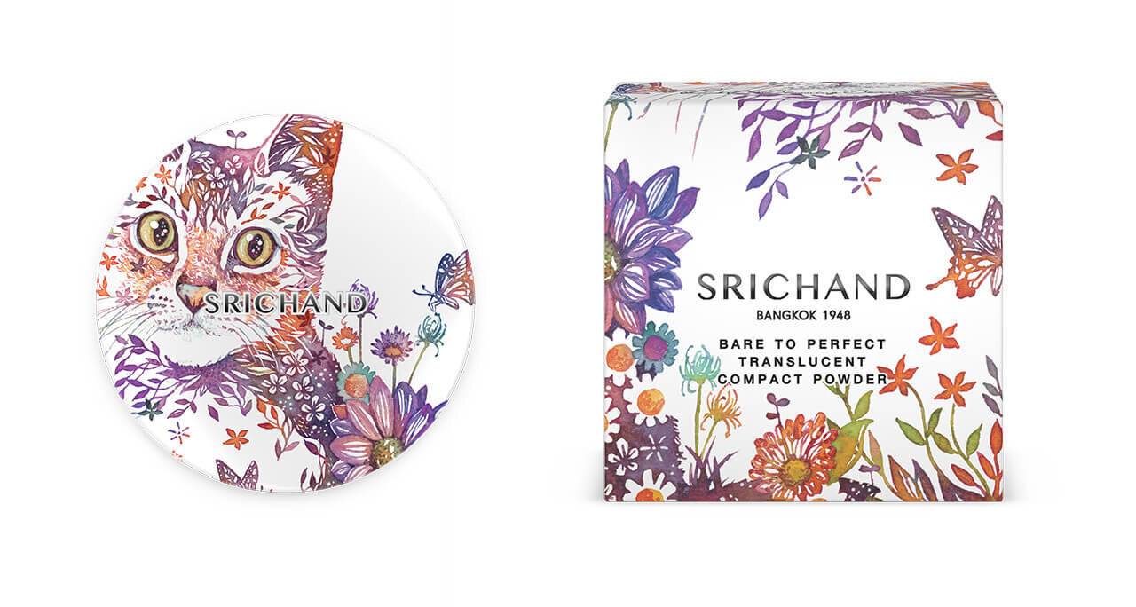 タイコスメ「SRICHAND（シーチャン）」タケダヒロキ コラボ「ベア パーフェクト トランスルーセントコンパクトパウダー」