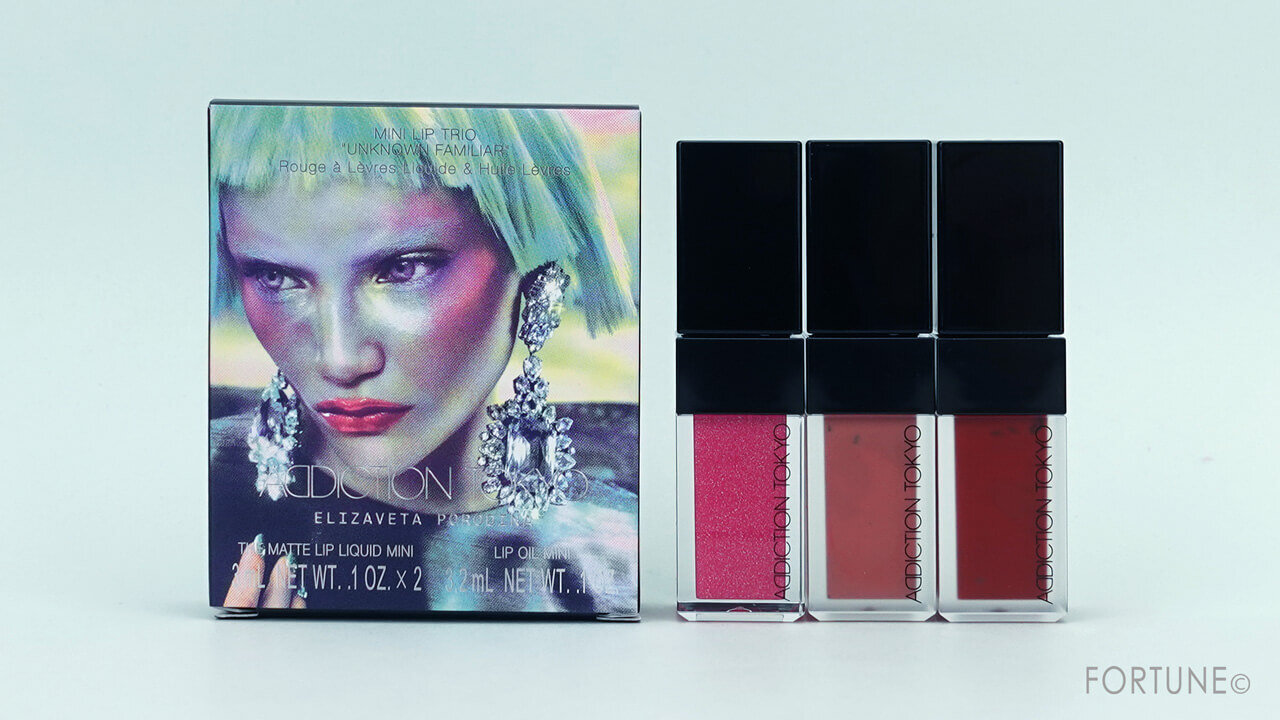 アディクション　ミニ リップ トリオ “アンノウン ファミリア”　クリスマスコフレ