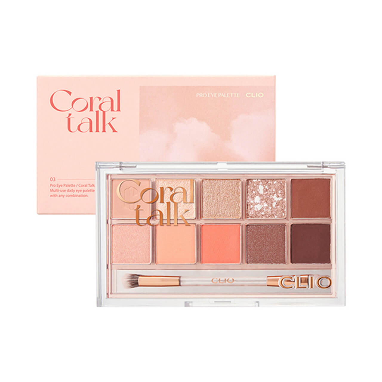 CLIO（クリオ）　『プロ アイ パレット』　03 コーラル トーク