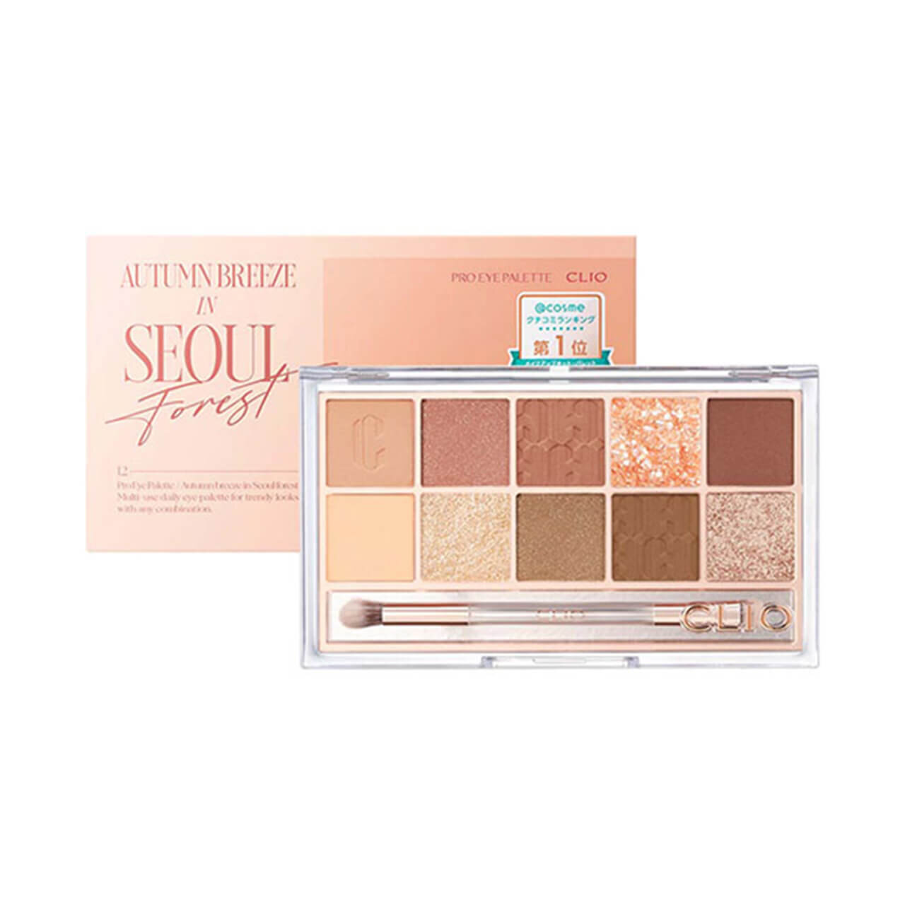 CLIO（クリオ）　『プロ アイ パレット』　　12 オータム ブリーズ イン ソウル フォレスト