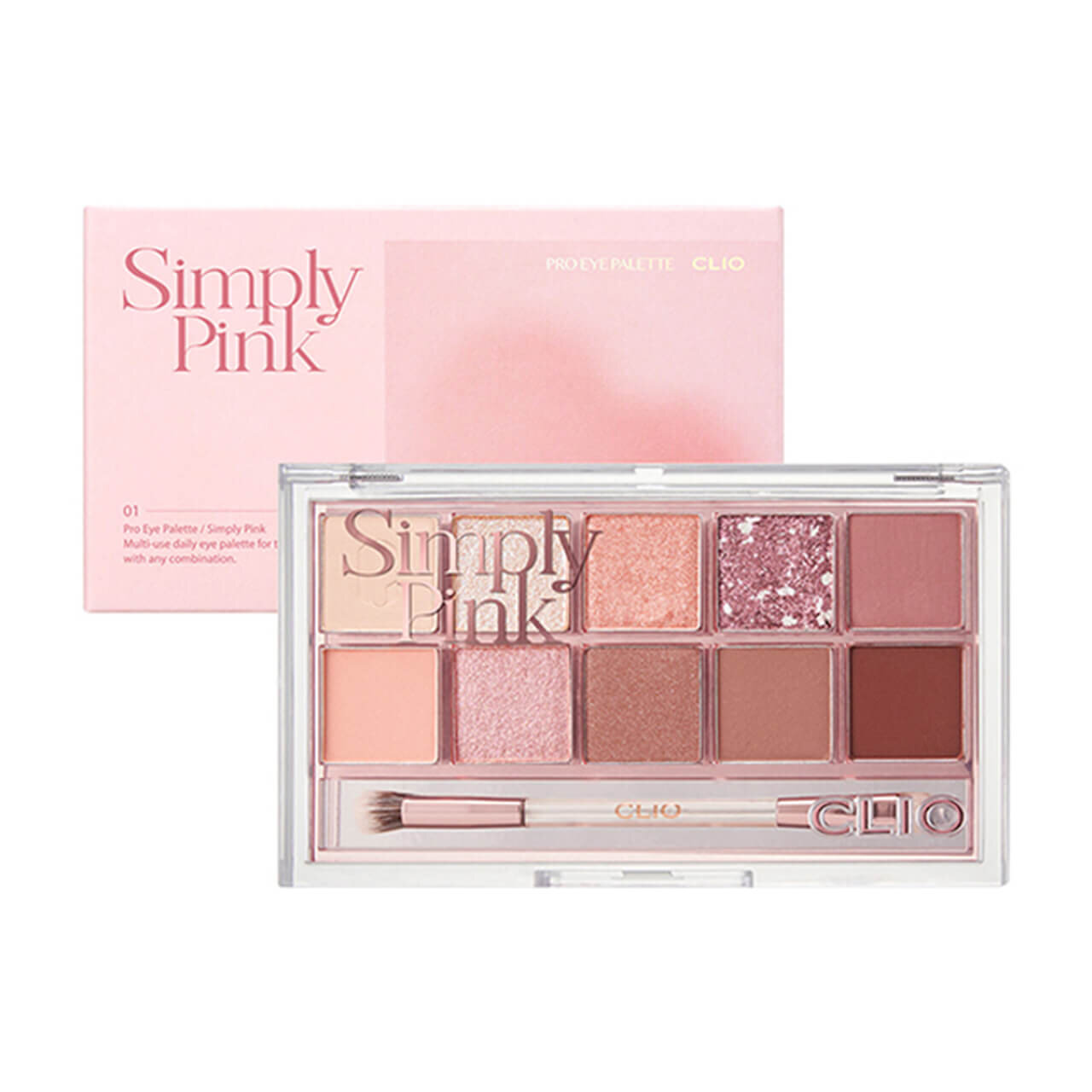 CLIO（クリオ）　『プロ アイ パレット』　01 シンプリーピンク