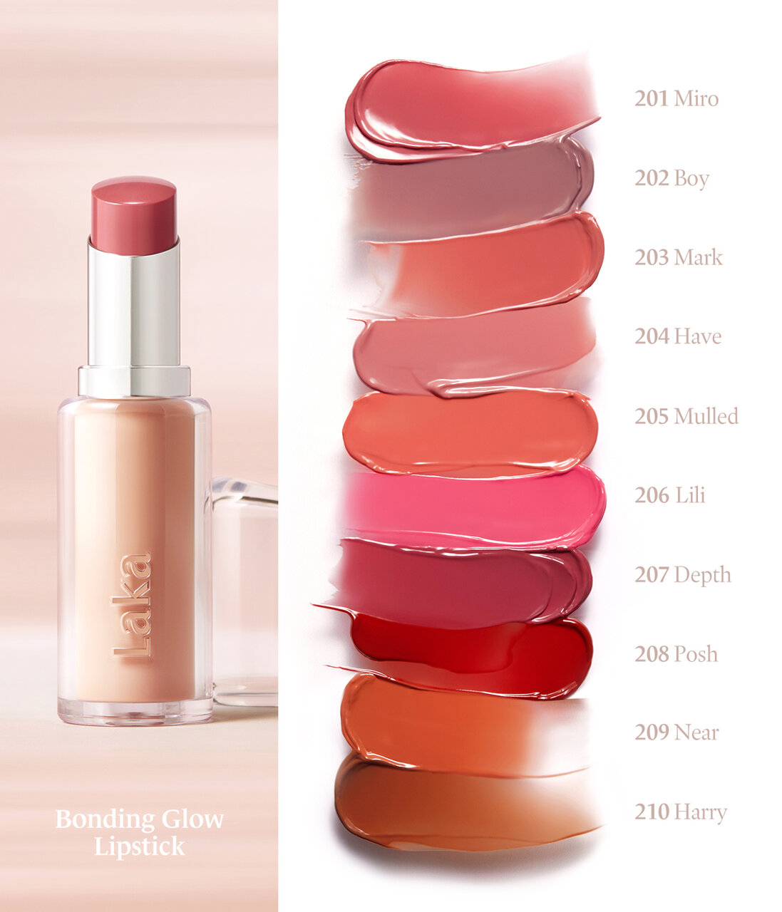 Laka（ラカ）　ボンディンググロウリップスティック　人気色ランキング