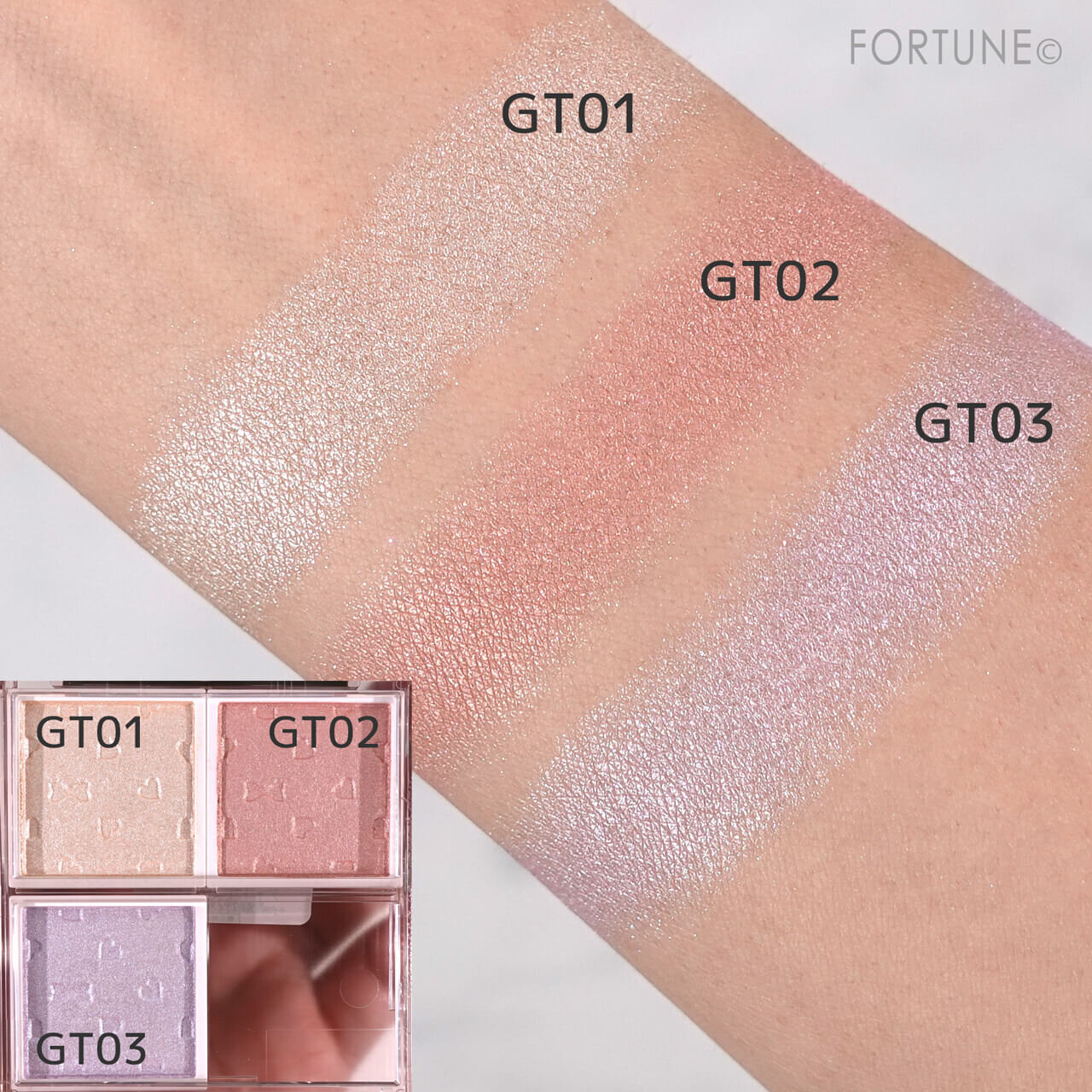 CANMAKE（キャンメイク）　『マイトーンクチュール』　スウォッチ