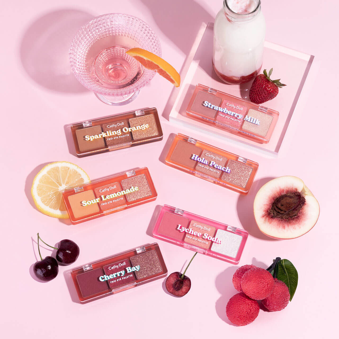 Cathy Doll　シアーアラウンド トリオ アイシャドウパレット
