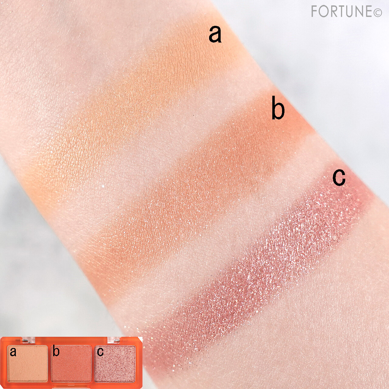 CahtyDoll（キャシードール）　シアーアラウンド トリオ アイシャドウパレット　 #04 サワーレモネード