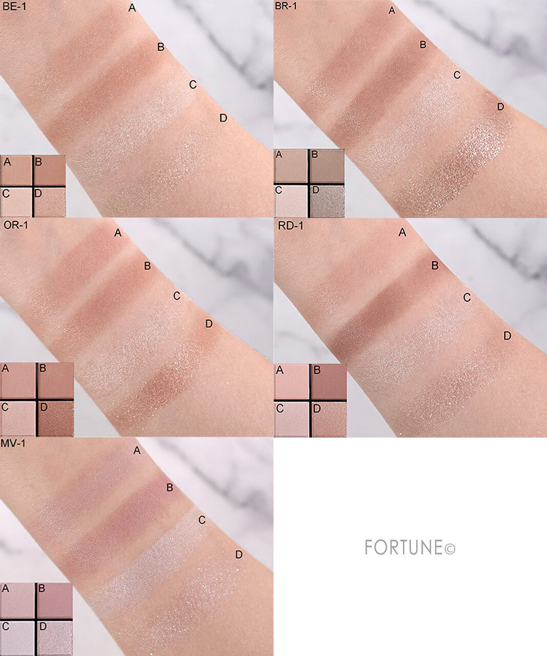 KATE（ケイト）｜ポッピングシルエットシャドウ　スウォッチ