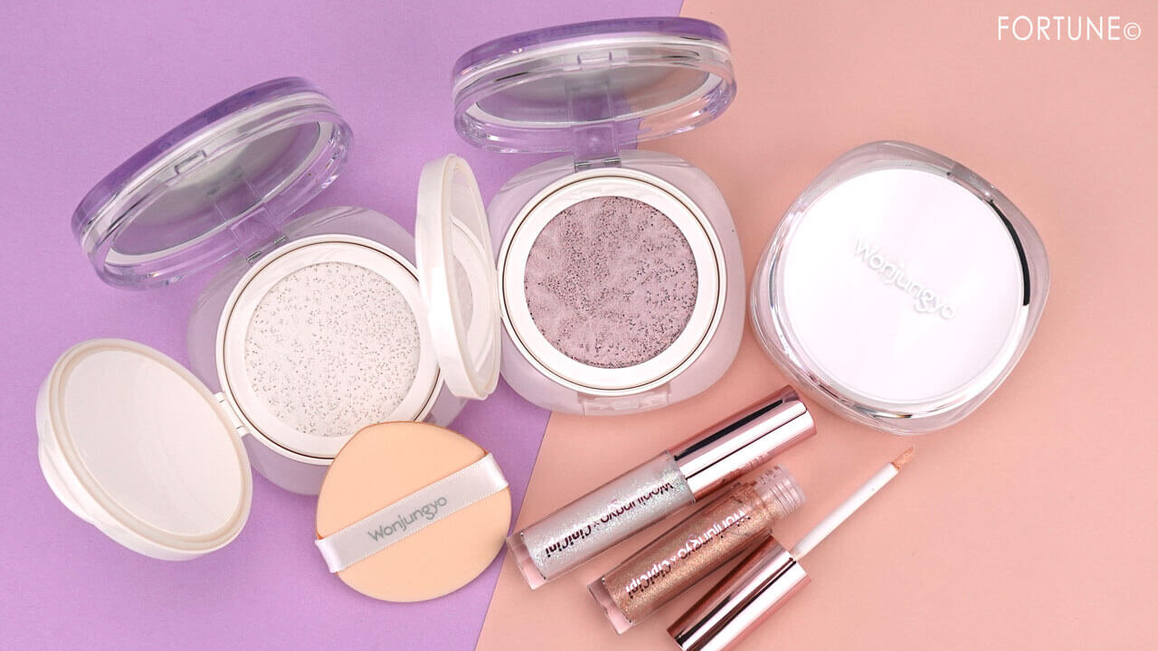 Wonjungyo（ウォンジョンヨ）　2023年冬新作コスメ　　『ウォンジョンヨ　トーンアップフィルタークッション』　『ウォンジョンヨ　ダイヤモンドライナー』