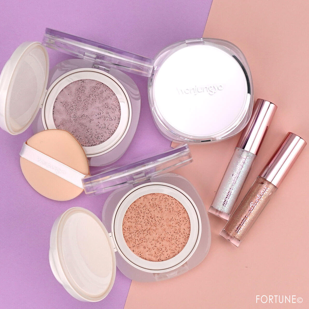 Wonjungyo（ウォンジョンヨ）　2023年冬新作コスメ　　『ウォンジョンヨ　トーンアップフィルタークッション』　『ウォンジョンヨ　ダイヤモンドライナー』