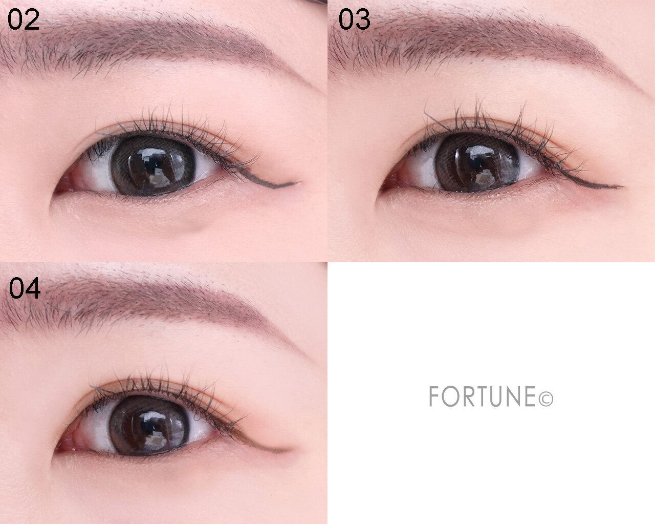 nobev（ノベブ）　『ノベブ　スリムエッジデュアルアイライナー』　02　03　04