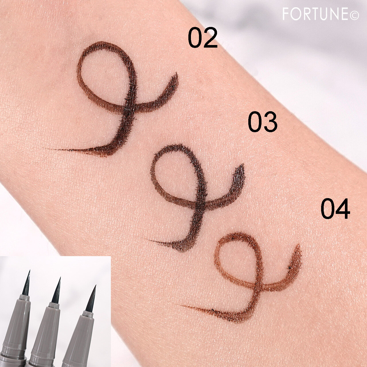 nobev（ノベブ）　『ノベブ　スリムエッジデュアルアイライナー』　02　03　04