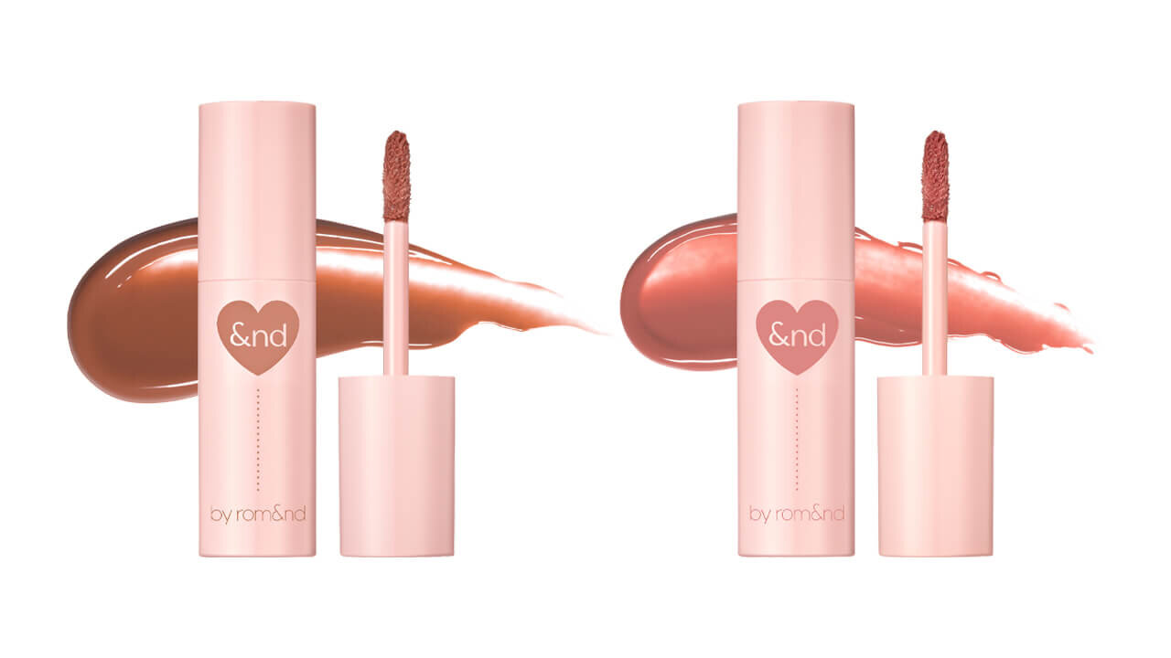 &nd by rom&nd（アンドバイロムアンド）　グラッシーボムティント　バレンタイン