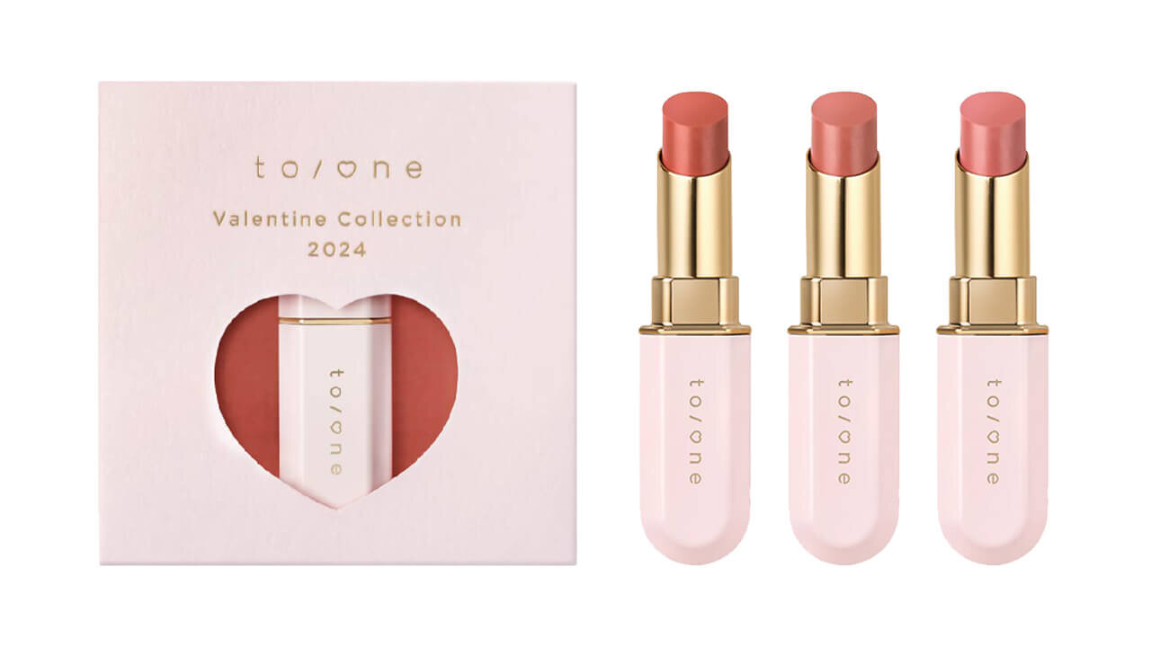to/one（トーン）　カラー ブロッサム グロウ バーム　バレンタイン