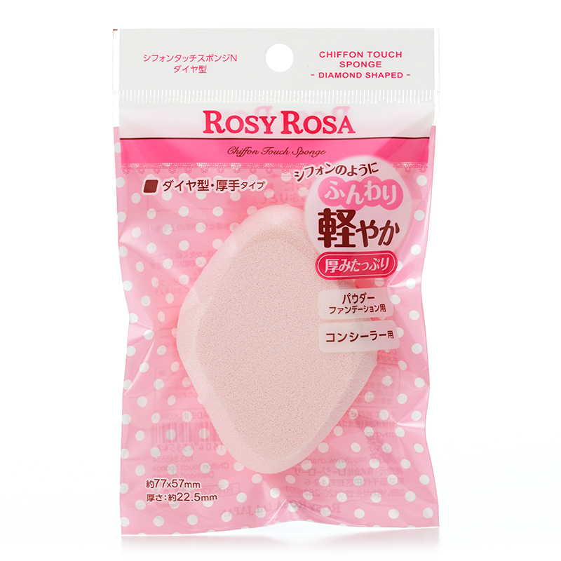 ROSY ROSA（ロージーローザ）　シフォンタッチスポンジN ダイヤ型