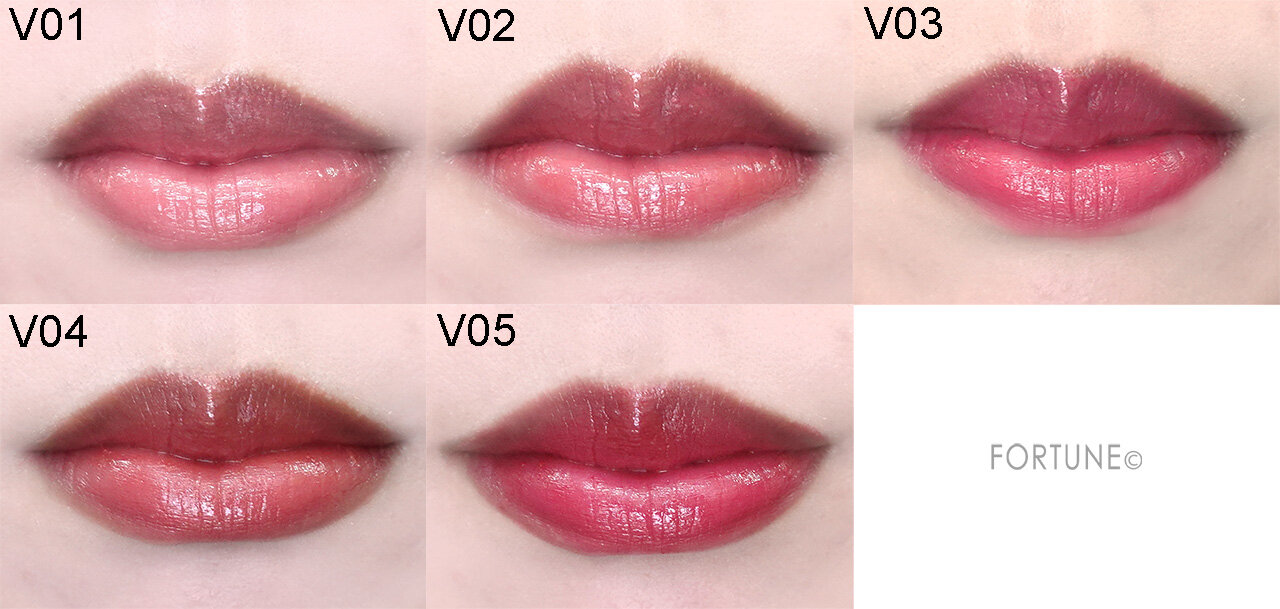 KANEBO（カネボウ）　『カネボウ　ルージュスターヴァイブラント』　V01 V02 V03 V04 V05 