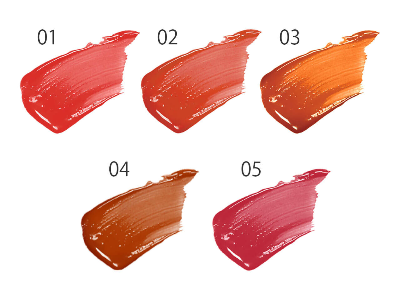 CANMAKE（キャンメイク）　『ジューシーリップティント』　01　02　03　04　05